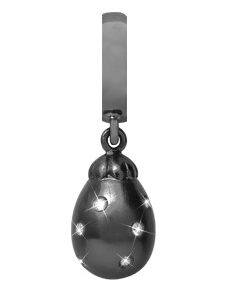 CHRISTINA Black Sapphire Star Drop - 610-B06WHITE