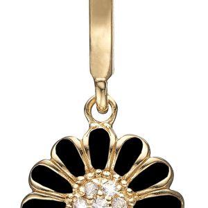 CHRISTINA Black marguerite hanger - 610-G68BLACK