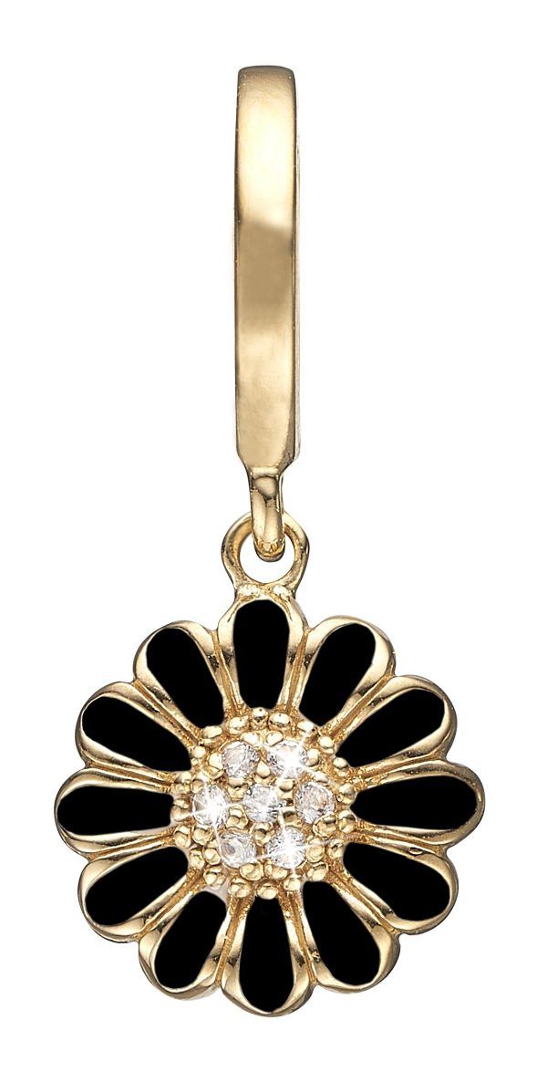 CHRISTINA Black marguerite hanger - 610-G68BLACK