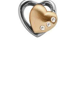 CHRISTINA Forgyldt Hearts 2-tone - 630-G60