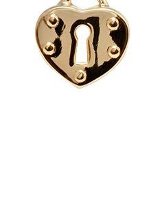 CHRISTINA Forgyldt Padlock Heart - 630-G59