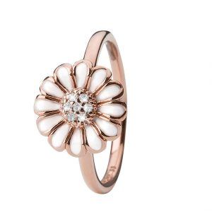 Christna Topaz Marguerite Rosaforgyldt Ring - 3.19C Størrelse 51