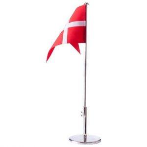 Forkromet flagstang, 40 cm