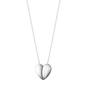 Georg Jensen Curve Heart halskæde - 10017504