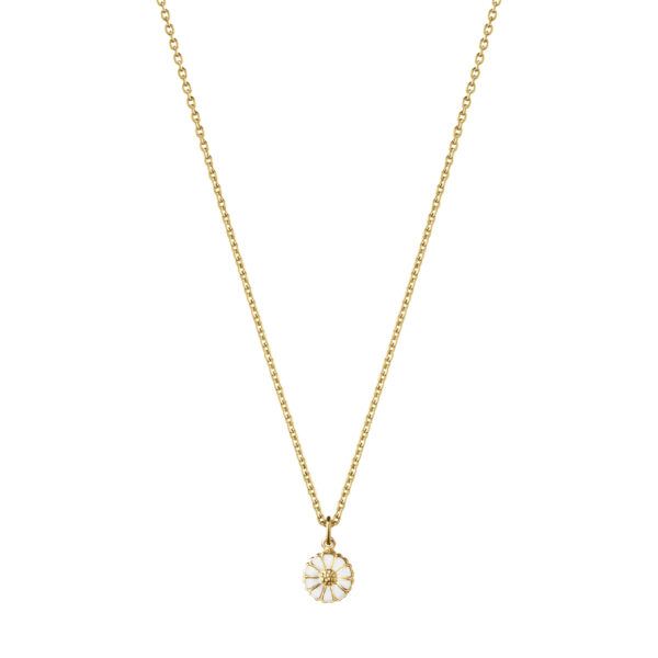 Georg Jensen Daisy halskæde i forgyldt - 10018926