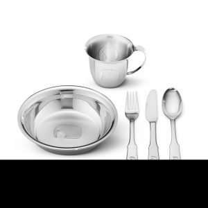 Georg Jensen Elefant børne sæt - 3580069