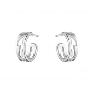 Georg Jensen FUSION åbne øreringe hvidguld - 10016437