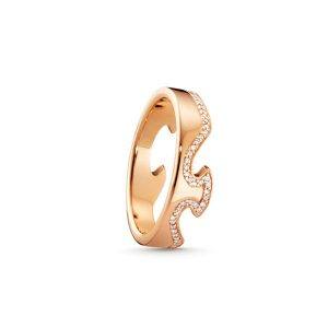 Georg Jensen Fusion ring - 3570880 0,18 ct / rosa 54