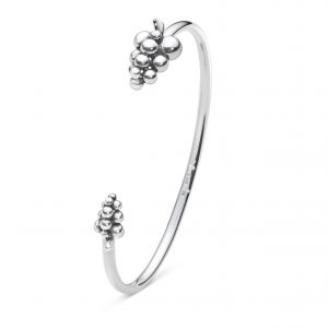 Georg Jensen Grape armring i sølv - 3531285 Sølv Large