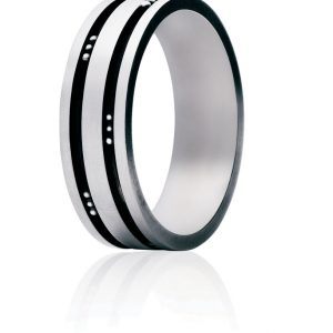 Georg Jensen Groove Mens Classic ring - 3550780 Sølv 64