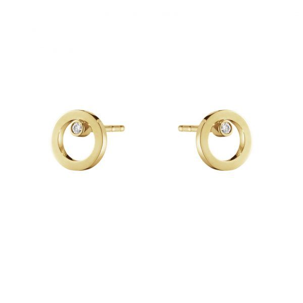 Georg Jensen Halo ørestik 18 kt. guld - 10014062