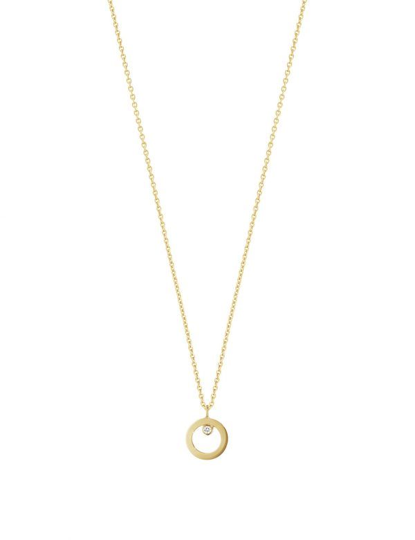 Georg Jensen Halo vedhæng med diamant - 10014137