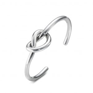 Georg Jensen LOVE KNOT SINGLE armring - 10003036 Sølv M