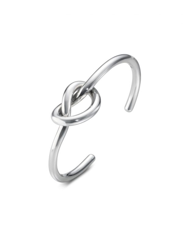Georg Jensen LOVE KNOT SINGLE armring - 10003036 Sølv M