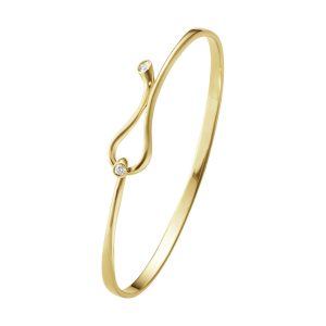 Georg Jensen MAGIC guld armring - 10013301 18 kt / 0,12 ct M