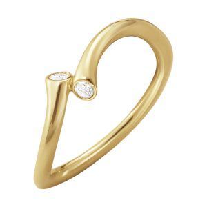 Georg Jensen MAGIC ring - 10011609 18 kt rdg/0,06 ct 56