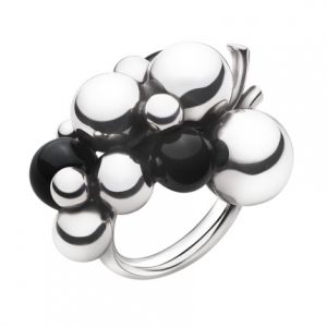 Georg Jensen MOONLIGHT GRAPES Ring sort onyx - 3559020 Sort onyx / L 54