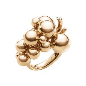 Georg Jensen MOONLIGHT GRAPES ring - 3572480 18 kt rosa/0,02 ct 55
