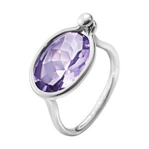 Georg Jensen SAVANNAH mellem ring - 10012186 Sølv/Ametyst 52