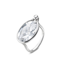Georg Jensen SAVANNAH ring - 10003111 Sølv/Bjergkrystal 52