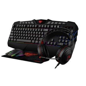 Havit Gamer sæt - Tastatur, mus, headset & musepudesæt