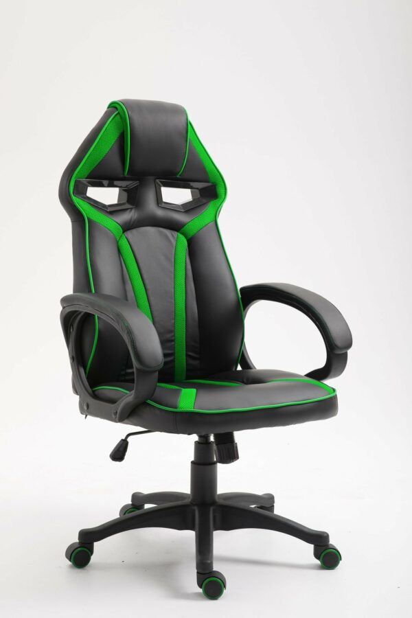 Nordic Basis Gamer Stol - Sort/Grøn
