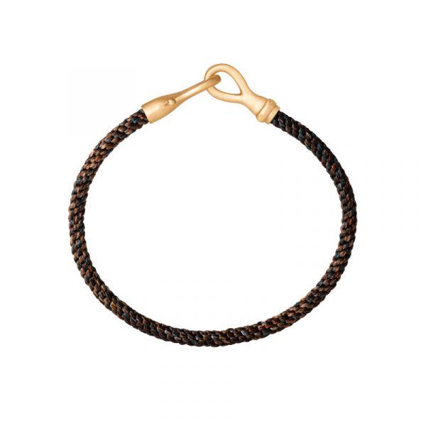 Ole Lynggaard Life Herre armbånd - A3046-402 Marron/18 kt 21cm