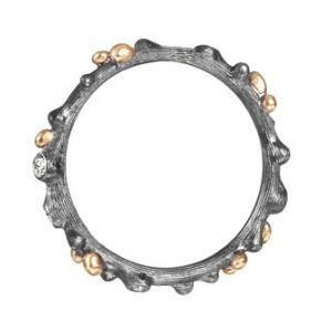Ole Lynggaard Nature Ring med brillanter - A2691-301 5 brill ialt 0,04 ct / sølv 54