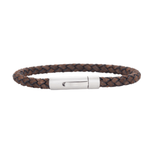 SON Herre armbånd grey leather - 897-008-GREY-21