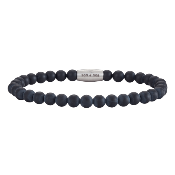 SON Herre armbånd matt black onyx - 898004-21