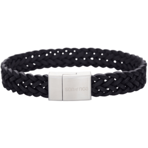 SON Herre armbånd sort kalvelæder - 897 011-BLACK19