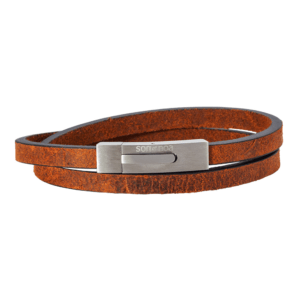 SON Herre læderarmbånd - 897 006-BROWN41