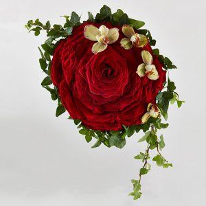 Syet rose i rød