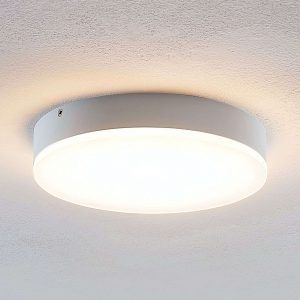 Lindby Leonta LED-loftlampe, hvid, Ø 20 cm