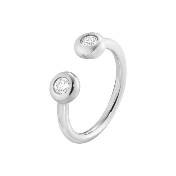 Georg Jensen AURORA ring - 3572580 hvg / 0,20 ct 52