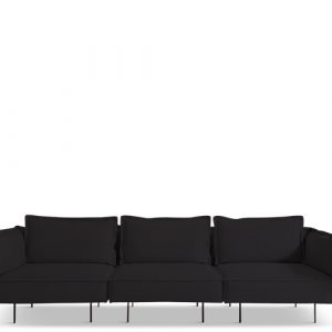 Handvark Three Seat Sofa - Soho Stof - Space Grey