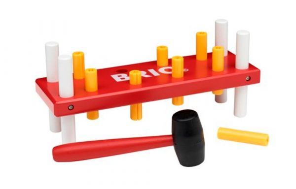 Brio Hammerbræt, rødt-gult