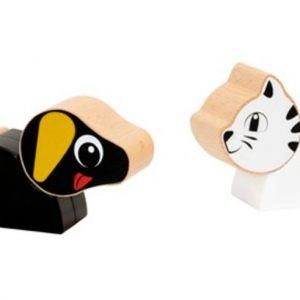 Brio Magnetisk kat og hund