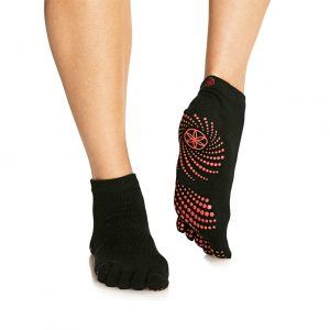 Gaiam Grippy No-Slip Yoga Strømper M/L