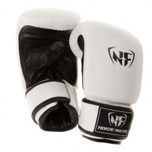 Nordic Fighter Bag Gloves Sandsækhandsker Hvid Læder Medium