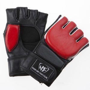 Nordic Fighter MMA Handsker Safety Training Gloves Rød Large