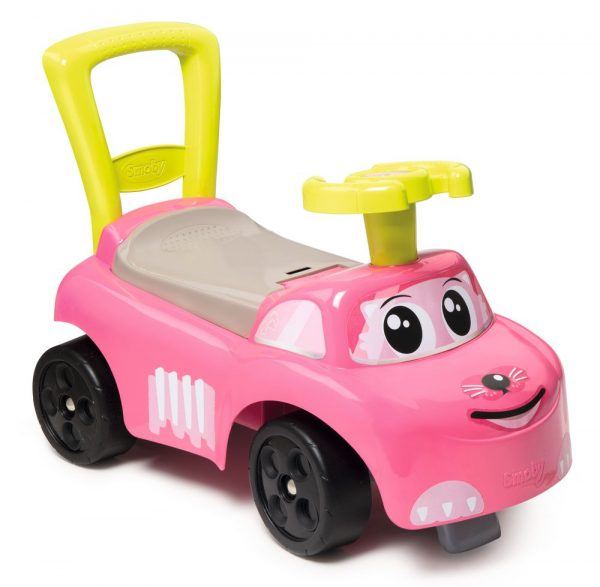 Smoby Gå Bil Pink