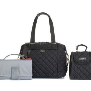 Storksak Stevie Quilt Black