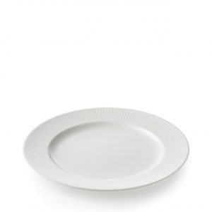 AIDA Groovy middagstallerken Ø26,5cm hvid stentøj
