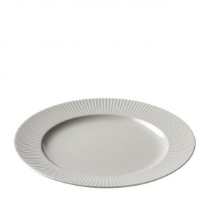 AIDA Groovy middagstallerken Ø27cm grå stentøj