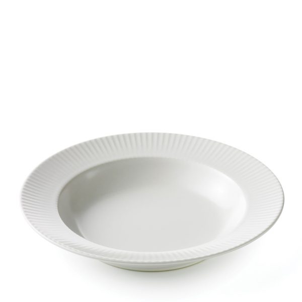 AIDA Groovy suppetallerken Ø21cm hvid stentøj
