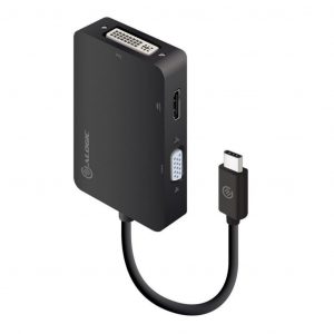 ALOGIC 3-in-1 USB-C to HDMI DVI VGA Adapter