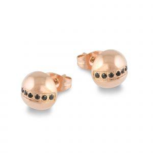 ANNEBRAUNER Half ball Rose/Black