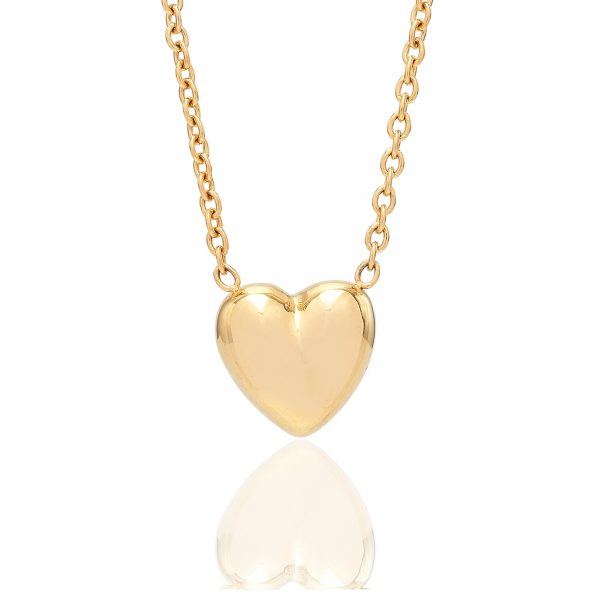 ANNEBRAUNER Heart - Kæde 42 cm