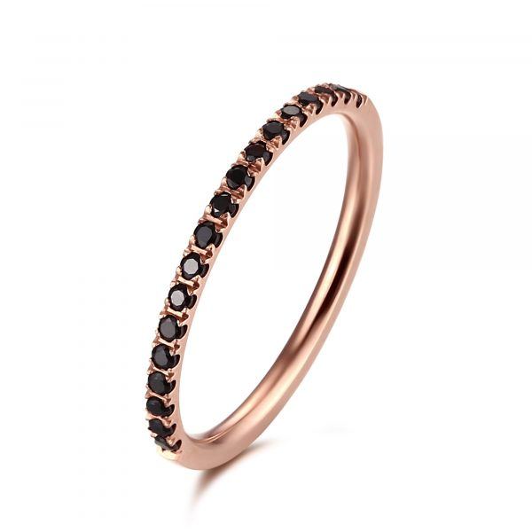 ANNEBRAUNER Side ring Rose/Black - 50